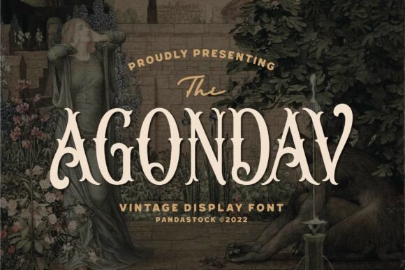 Agondav: A Victorian Display Font for Web Designers