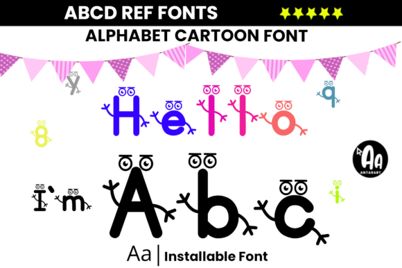 Alphabet Cartoon Font: A Playful Display Typeface for Campaigns