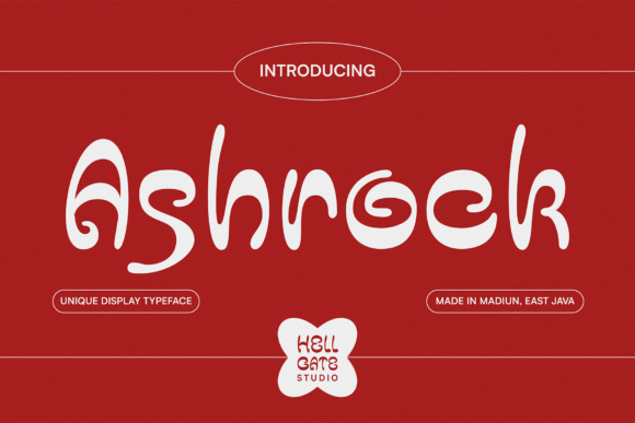 Ashrock: A Display Font Built for Digital Branding and Web Presence