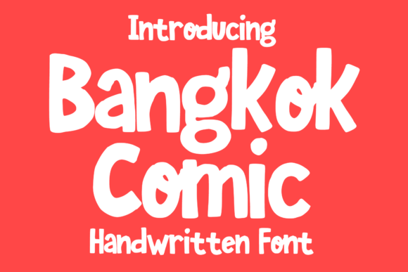Bangkok Comic: A Playful Display Font for Bold Campaigns