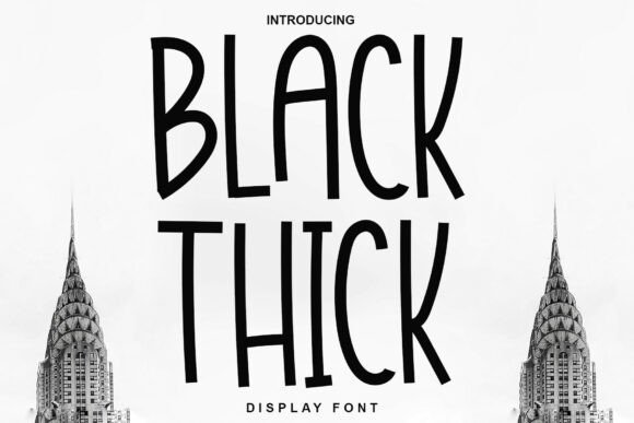 Black Thick: A Display Font That Elevates Web Design