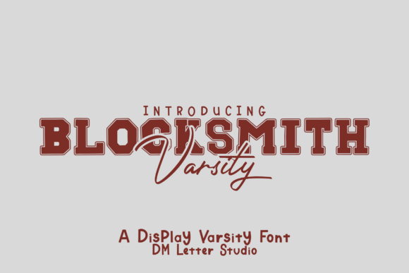 Blocksmith Varsity: A Display Font Built for Bold Campaigns
