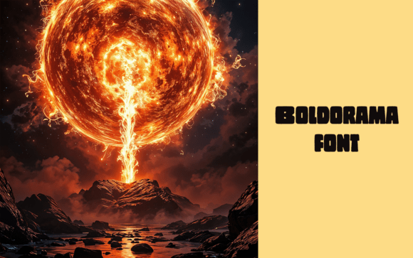 Boldorama: A Display Font for Digital Brand Storytelling