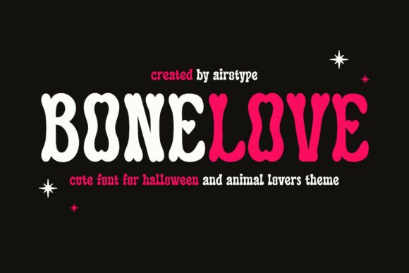 Bonelove Font: A Cute & Spooky Vibe for Your Brand
