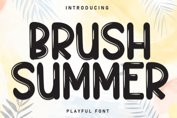 Brush Summer Brings Hand-Painted Warmth to Editorial Design