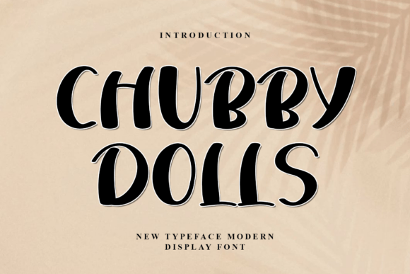 Chubbydolls: A Festive Display Font for Web Design