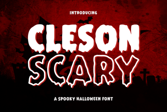 Cleson Scary: A Display Font for Spooky Editorial Design