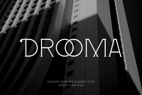 Drooma: A Delicate Display Font for Modern Campaigns