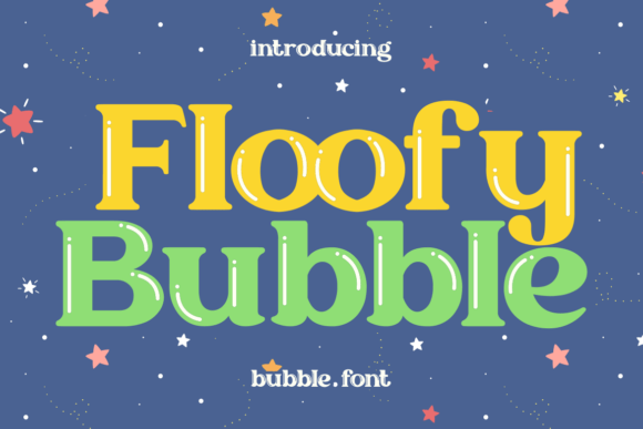 Floofy Bubble: A Playful Display Font for Editorial Design