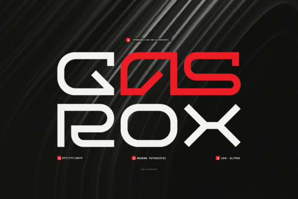 Gasrox: A Display Font Built for Makers and Small Shops