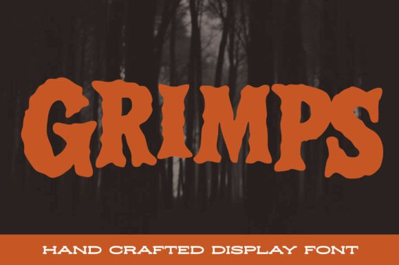 Grimps: A Bold Hand-Drawn Display Font for Web Designers