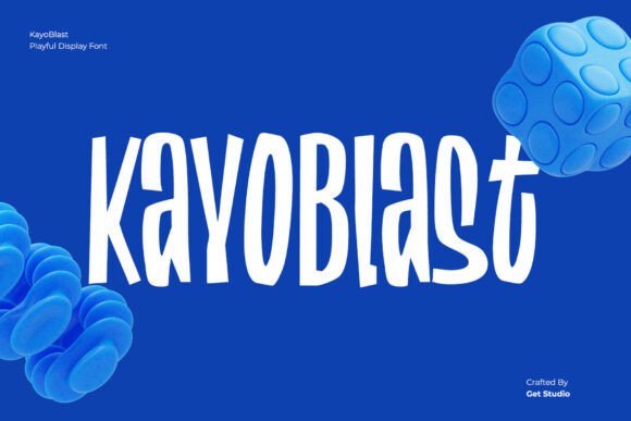 Kayoblast: A Display Font That Energizes Editorial Design