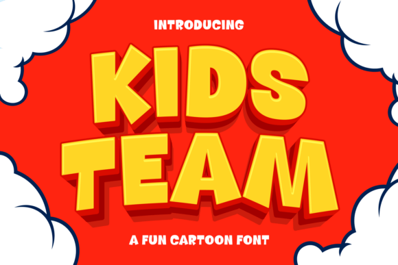Kids Team: A Display Font Built for Bold Campaigns