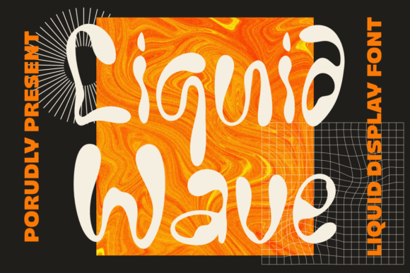 Liquid Wave Display Font: A Fluid Upgrade for Small Business Branding