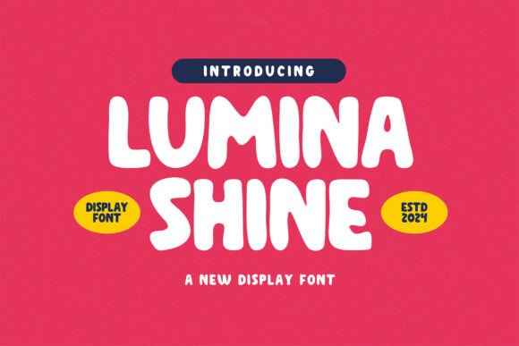 Lumina Shine: A Warm, Clear Display Font for Web Design