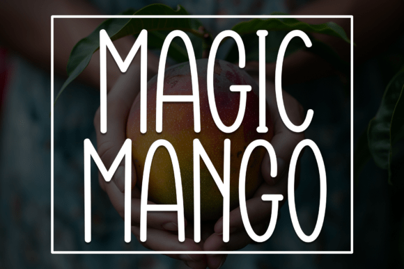 Magic Mango: A Playful Display Font for Handmade Products