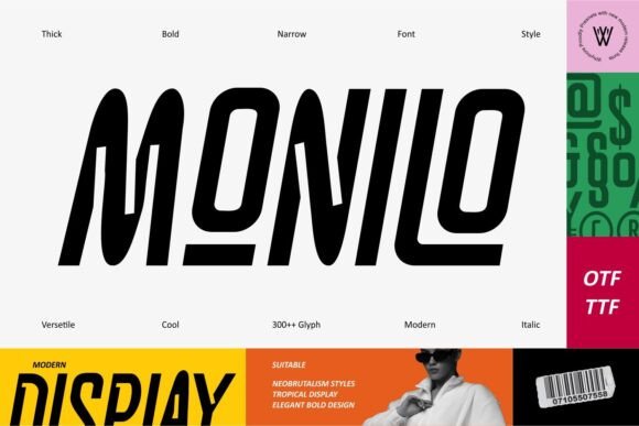 Monilo Font Review: A Bold Display Typeface for Campaign Design