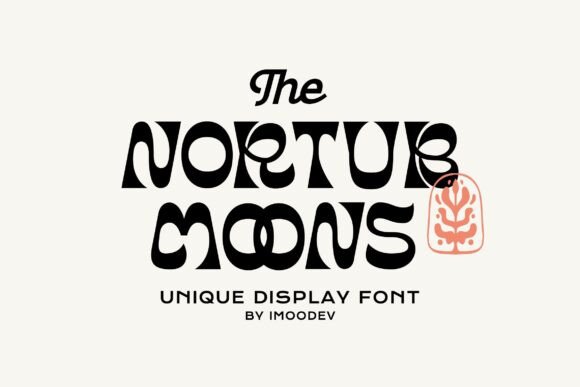 Nortub Moons: A Retro Groovy Font for Bold Brand Storytelling