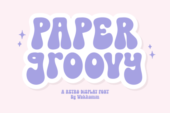 Paper Groovy: A Vintage Display Font for Handmade Products and Printables