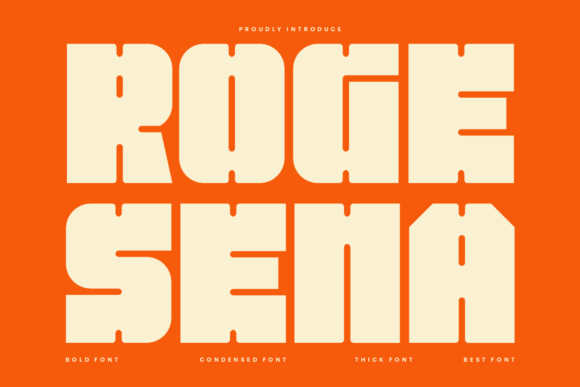 Roge Sena: A Display Typeface with Genuine Character
