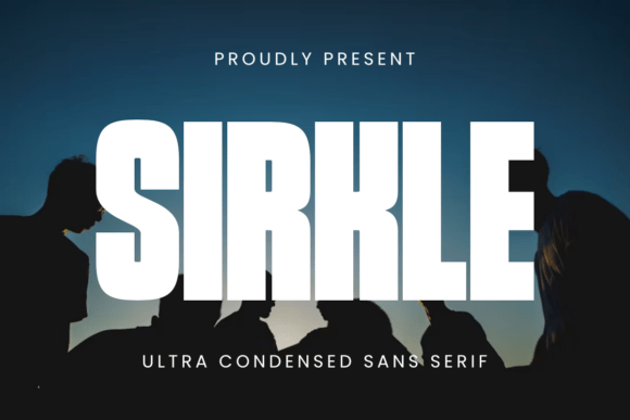 Sirkle: A Playful Display Font for Editorial Design and Branding