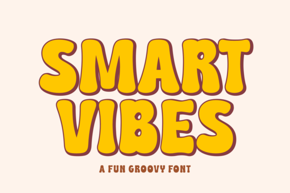 Smart Vibes: A Groovy Display Font for Modern Web Design