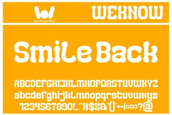 Smile Back: A Display Font That Brings Bubbly Retro Charm to Editorial Design