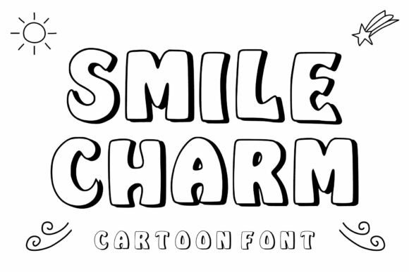 Smile Charm: A Display Font with Hand-Drawn Digital Appeal