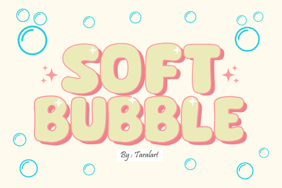 Softbubbles Regular: A Playful Font for Handmade Products