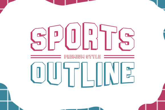 Sportsoutline Regular: A Bold Display Font for Campaign Design