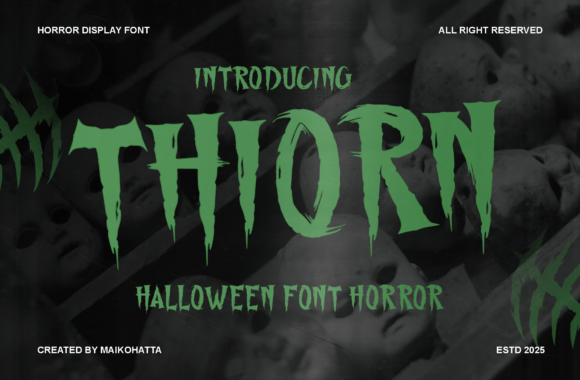 Thiorn Display Font: Build a Memorable Brand with a Bold Typeface
