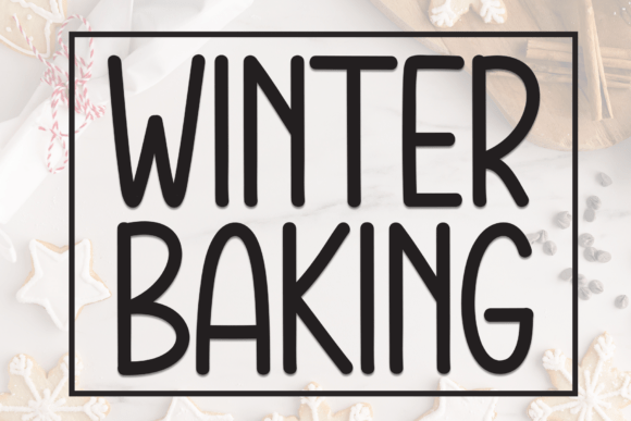 Winter Baking: A Display Font That Brings Warmth to Your Campaigns