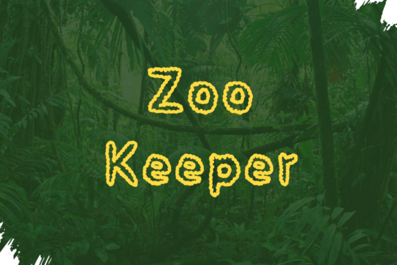 Zookeeper Font: A Playful Display Typeface for Digital Design